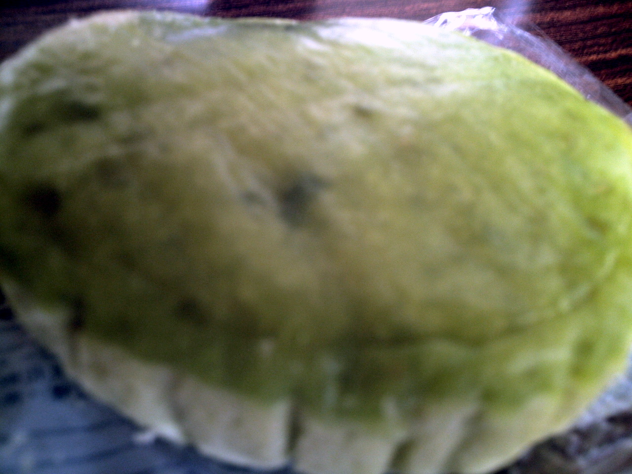 ずんだ蒸しパン中
